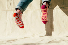 Load image into Gallery viewer, Soft Haus X The Endery Deadstock Socks - Check - Green & Cream