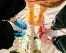 Load image into Gallery viewer, Soft Haus X The Endery Deadstock Socks - Flower - Sun & Blush
