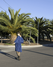 Load image into Gallery viewer, Greta Dress - Blue Plaid - Final Sale