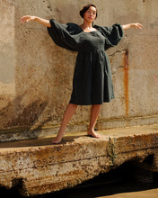 Load image into Gallery viewer, Greta Dress - Black Dot - Final Sale