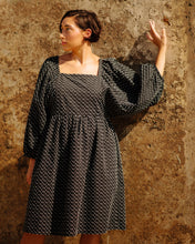 Load image into Gallery viewer, Greta Dress - Black Dot - Final Sale