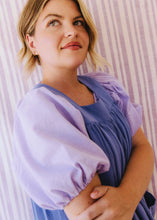 Load image into Gallery viewer, Belle Top - Lavender Gingham