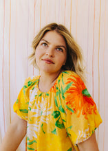 Load image into Gallery viewer, Belle Top - Yellow Flowers