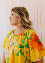 Load image into Gallery viewer, Belle Top - Yellow Flowers