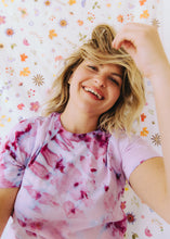 Load image into Gallery viewer, Dust Dye T-Shirt - Peony Blooms