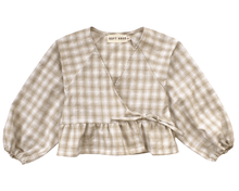 Load image into Gallery viewer, Garden Top - Natural Plaid