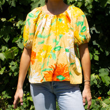 Load image into Gallery viewer, Belle Top - Yellow Flowers