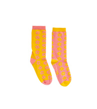 Load image into Gallery viewer, Soft Haus X The Endery Deadstock Socks - Flower - Sun & Blush