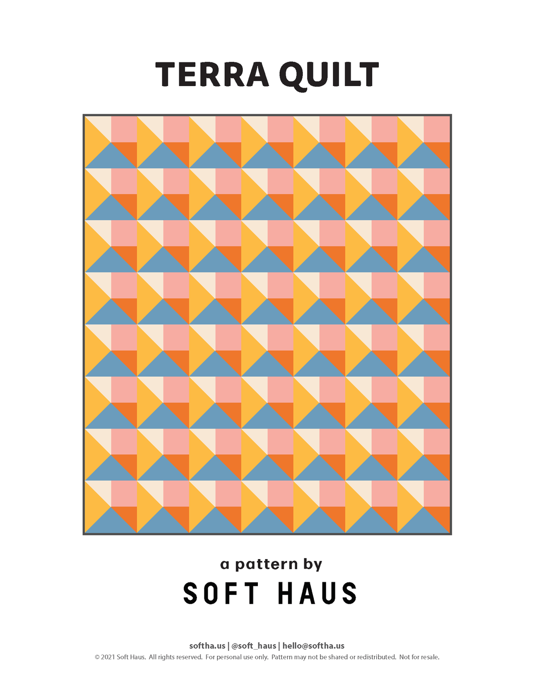 Terra Quilt Pattern (PDF Download)