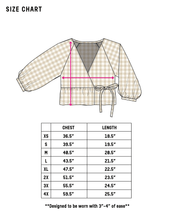 Load image into Gallery viewer, Garden Top - Natural Plaid