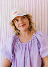 Load image into Gallery viewer, The Soft Bucket Hat - White Flowers
