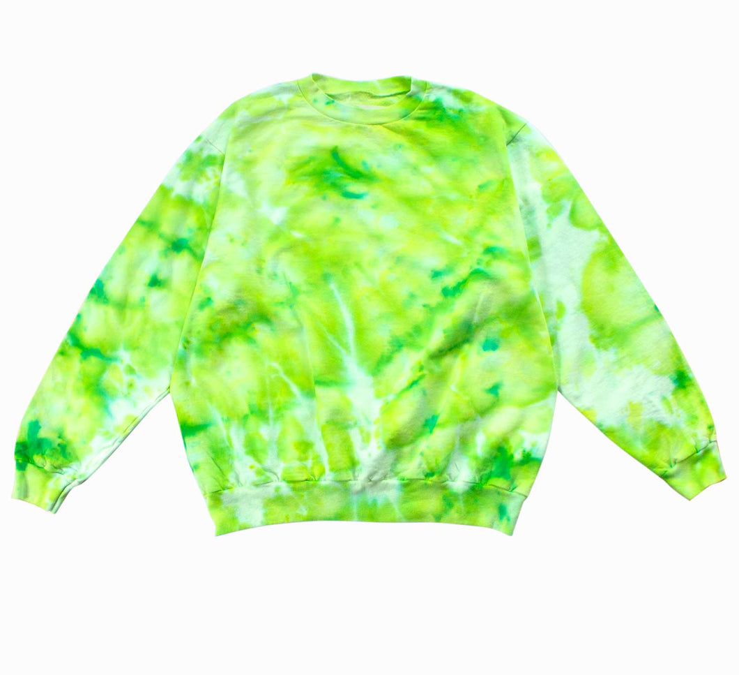 Hand Dye Sweatshirt - Slime