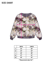 Load image into Gallery viewer, Dust Dye Sweatshirt - Peony Blooms

